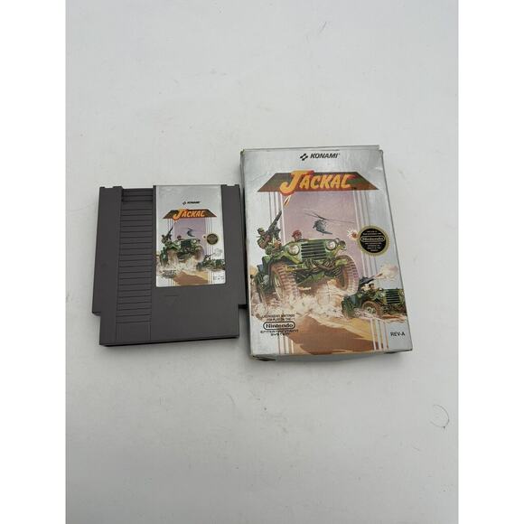 Jackal (Nintendo NES) Complete In Box CIB • w/ Manual